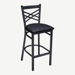 X Back Metal Bar Stool