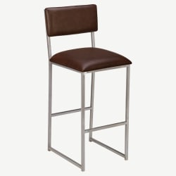 Indy Metal Bar Stool with Padded Back