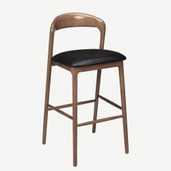 Premium Sigrid Wood Bar Stool