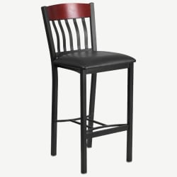 Metal Schoolhouse Bar Stool