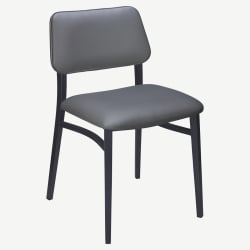 Luca Metal Chair with Padded Back