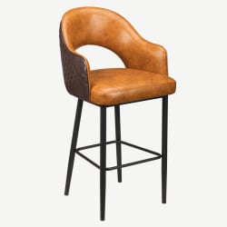 Invicta Metal Lounge Bar Stool