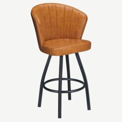 Premium Aria Swivel Metal Bar Stool