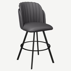Premium Sooti Swivel Bar Stool with Circular Frame
