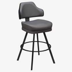 Gioco Premium Casino Bucket Bar Stool with Circular Frame