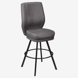 Tesoro Diamond Back Premium Bucket Bar Stool with Circular Frame