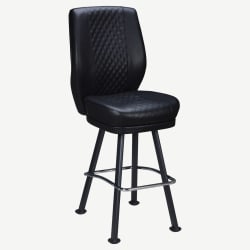 Tesoro Diamond Back Premium Bucket Bar Stool with Arched-Oval Frame