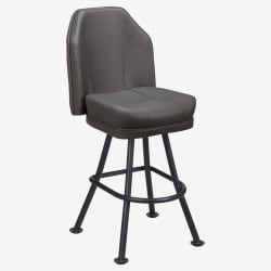 Giada Premium Casino Bucket Bar Stool with Orbit Frame