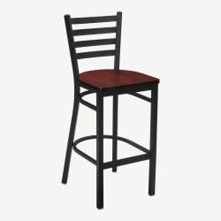 Ladder Back Metal Bar Stool