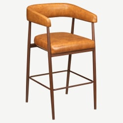Mika Metal Bar Stool with Arms