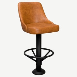 Premium Mauro Bucket Swivel Bolt Down Bar Stool