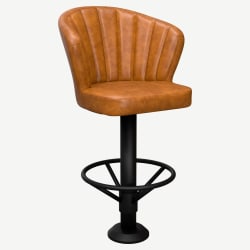Premium Aria Bucket Swivel Bolt Down Bar Stool