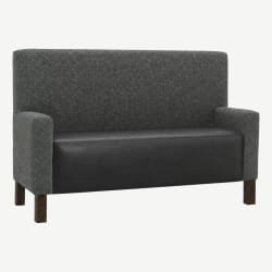 Tavqora Plain Back Lounge Booth with Arms
