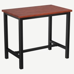 Ottis Bar Table Set in Black Finish