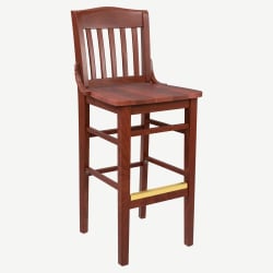 Premium US Made School House Wood Bar Stool