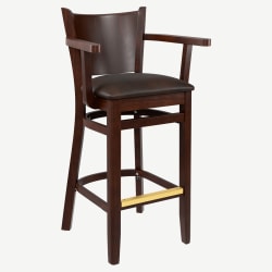 The Tiffany Wood Arm Bar Stool 