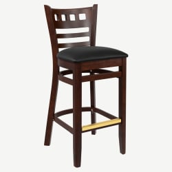 Premium US Made American Back Wood Bar Stool