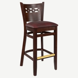 Premium US Made Leonardo Wood Bar Stool
