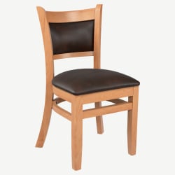 Premium Padded Back Wood Chair