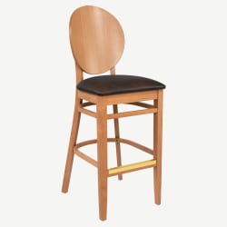 Premium Lorenzo Wood Bar Stool