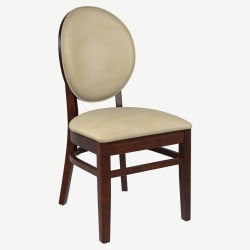 Premium Lorenzo Wood Chair with Padded Back