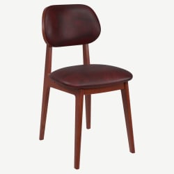 Gisselle Wood Chair with Padded Back Gisselle Wood Chair with Padded Back