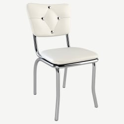 Diamond Button Tufted Diner Chair