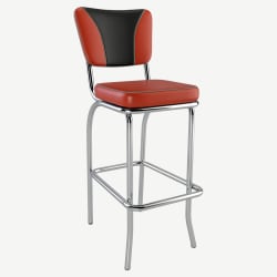 American V Shape Diner Bar Stool