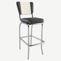 Bel Air Channel Back Diner Bar Stool