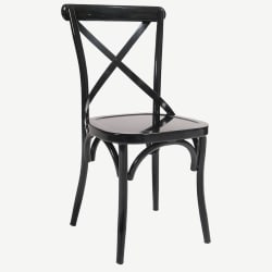 Classic X Back Metal Chair