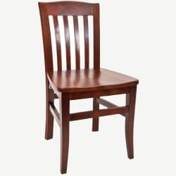 Vertical Slat Beechwood Chair