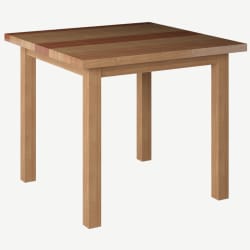 Solid Wood Plank Table Top with Legs