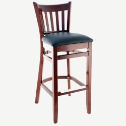 Premium US Made Vertical Slat Wood Bar Stool