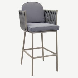 William Aluminum Bar Stool