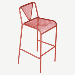 Clarius Metal Patio Bar Stool