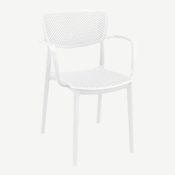 Mesh Resin Patio Arm Chair