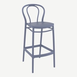 Vienna Style Resin Patio Bar Stool