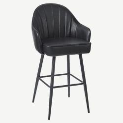 Sylvia Bucket Seat Metal Bar Stool