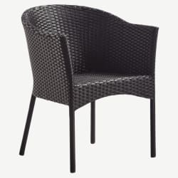 Laurel Wicker Look Patio Arm Chair