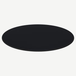 Black Outdoor Resin Table Top with Phenolic Edge