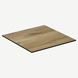 Heritage Oakwood Outdoor Resin Table Top with Phenolic Edge