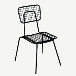 Black Ollie Outdoor Chair