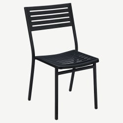 Ella Outdoor Chair in Black