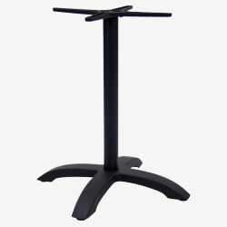 Black Aluminum Table Base - Standard Height