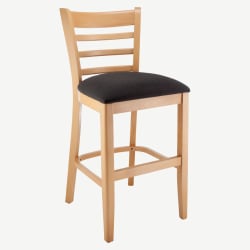 Premium US Made Ladder Back Wood Counter Stool