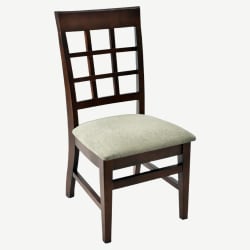 Extra High Premium Window Back Wood Chair