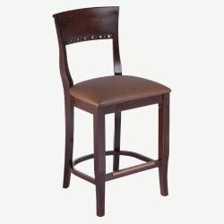 Premium US Made Biedermeier Wood Counter Stool