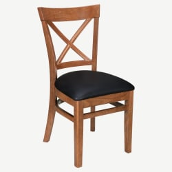 Premium Cross Back Wood Chair