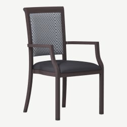 Clemens High Back Aluminum Arm Chair