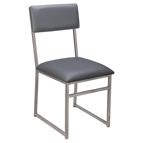 Indy Metal Chair with Padded Back Interior